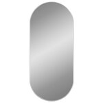vidaXL Miroir mural Argenté 100x45 cm Ovale