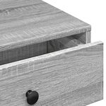 vidaXL Table basse Sonoma gris 90x90x28 cm Bois d'ingénierie