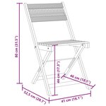vidaXL Ensemble à manger de jardin 5Pièces beige polypropylène et bois