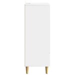 vidaXL Buffet Blanc 66 x 34 5 x 95 cm Bois d'ingénierie