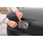 Bestway Lit gonflable floqué avec pompe à air intégrée 191x97x46 cm