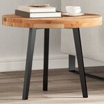 vidaXL Dessus de table rond Ø50x4 cm bois massif d'acacia