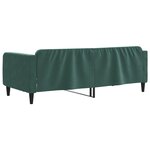 vidaXL Lit de repos vert foncé 100x200 cm velours