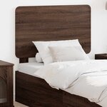 vidaXL Tête de lit Chêne brun 80 cm Bois d'ingénierie