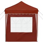 vidaXL Tente de fête pop-up 195 x 195 x 245 cm Terre cuite