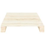 vidaXL Cadre de lit de palette sans matelas 90x200 cm bois pin massif