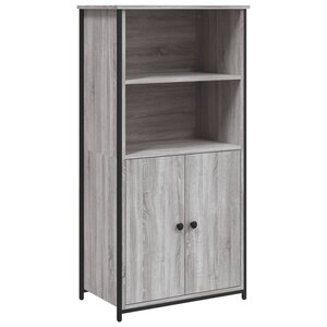 vidaXL Buffet haut sonoma gris 62x36x121 5 cm bois d'ingénierie