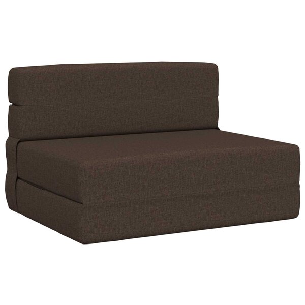vidaXL Canapé-lit pliable Taupe 70 x 80 x 60 cm Tissu