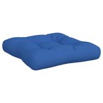 vidaXL Coussins de palette lot de 3 bleu royal tissu