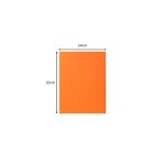 Paquet de 100 chemises 'JURA 250' en carte 240 grammes orange EXACOMPTA