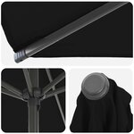 vidaXL Parasol de jardin avec base 200 x 300 cm Polyester
