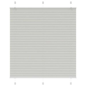 vidaXL Store plissé gris clair 120x100cm largeur du tissu 119 4cm