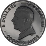 Pièce de monnaie en Argent 5 Dollars g 31.1 (1 oz) Millésime 2026 WAVE