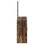 vidaXL Table de Toilette Marron 102 x 33 x 135 cm Bois d'ingénierie