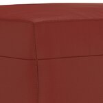 vidaXL Banc Rouge bordeaux 100x35x41 cm Similicuir