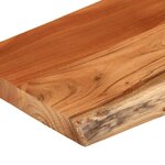 vidaXL Dessus de table 160x40x2 5 cm rectangulaire bois massif acacia