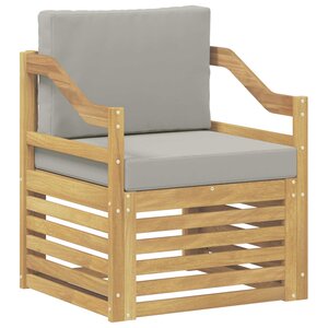 vidaXL Canapé d’extérieur Polyester Blanc