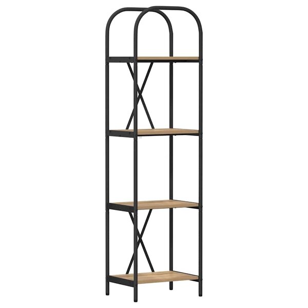 vidaXL Étagère chêne artisanal 40 x 30 x 146 cm Bois d'ingénierie