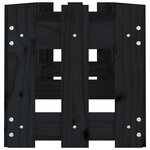 vidaXL Lit surélevé de jardin design de clôture 200x30x30cm pin massif