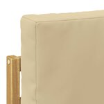 vidaXL Canapé d’extérieur milieu et coin avec coussin 2 Pièce Blanc