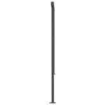 vidaXL Auvent automatique capteur de vent/LED 6x3 m Bleu et blanc