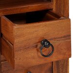vidaXL Buffets & Commodes Marron 80 x 30 x 55 cm Bois d'acacia massif