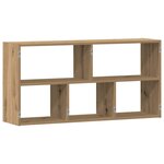 vidaXL Étagère murale chêne artisanal 100x25x50 cm bois d'ingénierie
