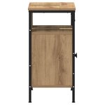 vidaXL Armoire lavabo de salle de bain chêne artisanal 60x30x60 cm