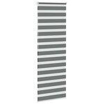 vidaXL Store zèbre gris foncé largeur du tissu 80 9 cm polyester