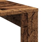 vidaXL Table basse vieux bois 100x100x35 cm bois d'ingénierie