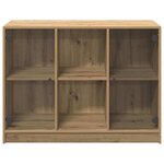 vidaXL Buffet chêne artisanal 102x37x75 5 cm bois d'ingénierie