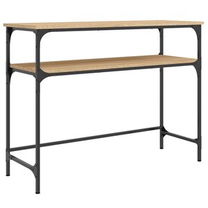 vidaXL Table console chêne sonoma 100x35 5x75 cm bois d'ingénierie