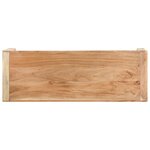 vidaXL Banc 110x38x46 cm Bois solide d'acacia
