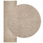 vidaXL Tapis HUARTE à poils courts doux et lavable sable 80x250 cm