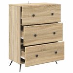 vidaXL Armoire à tiroirs 66 x 34 5 x 90 cm Bois d'ingénierie