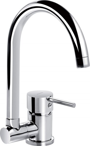 Robinet de cuisine avec bec pliable