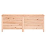 vidaXL Boîte de rangement de jardin 150x50x56 5 cm bois massif sapin