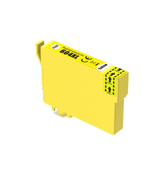 Epson 604XL Jet d'Encre Jaune Haute Capacité Compatible  10 ml (2.5 fois plus que l'original)