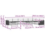 vidaXL Ensemble de canapés d'extérieur 9 pc Naturel