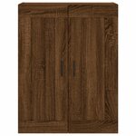 vidaXL Armoire murale chêne marron 69 5x34x90 cm bois d'ingénierie