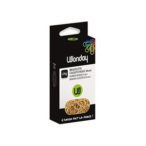 Boite de 100g Bracelets Elastiques Caoutchouc 120 x 10 mm WONDAY