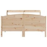 vidaXL Cadre de lit sans matelas 120x190 cm bois de pin massif