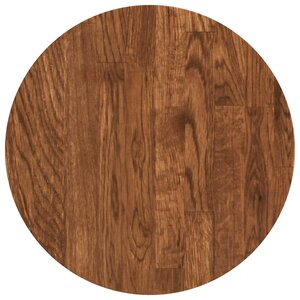 vidaXL Plateau de table Marron Clair Ø 30 x 2 5 cm