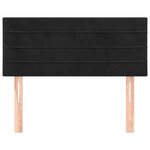 vidaXL Tête de lit Noir 90x5x78/88 cm Velours