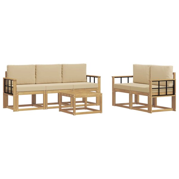 vidaXL Ensemble de canapés d'extérieur 6 pc