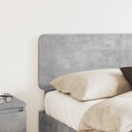 vidaXL Tête de lit Gris béton 120 cm Bois d'ingénierie
