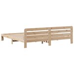 vidaXL Cadre de lit sans matelas 200x200 cm bois massif de pin