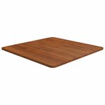 vidaXL Dessus de table carré Marron foncé60x60x1 5cm Bois chêne traité