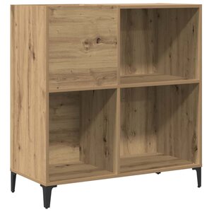 vidaXL Armoire à disques chêne artisanal 84 5x38x89 cm bois ingénierie