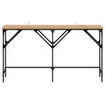 vidaXL Table console chêne artisanal 140 x 29 x 75 cm